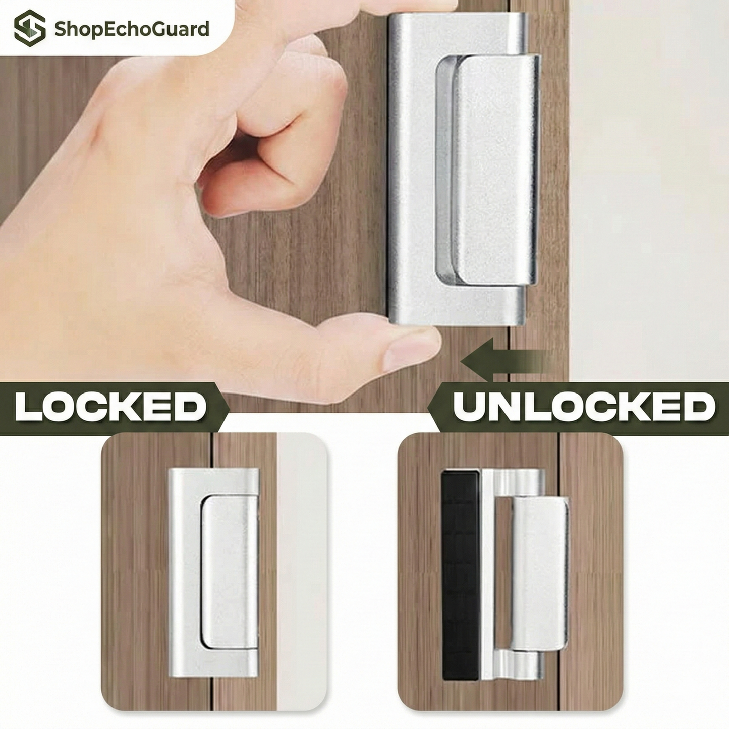 High-Security Door Reinforcement Lock
